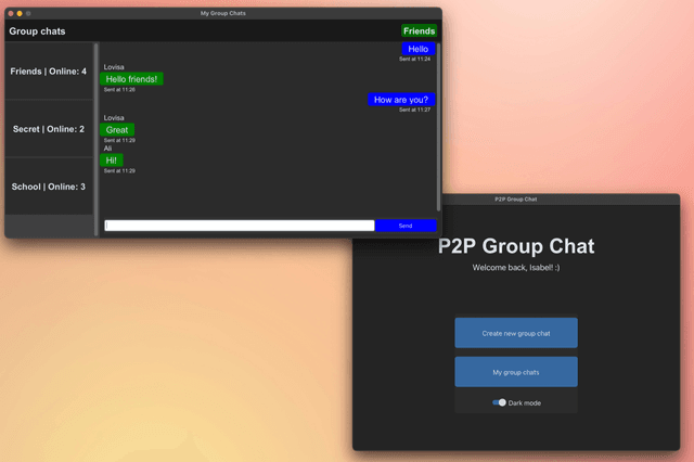 P2P Group Chat